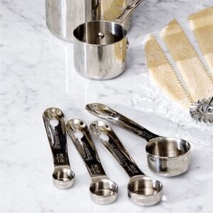 All- Clad - Stainless Steel MEASURING SPOON SET 4 piece | New